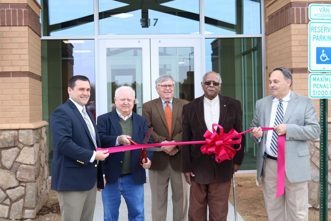 chester gas ribbon cutting